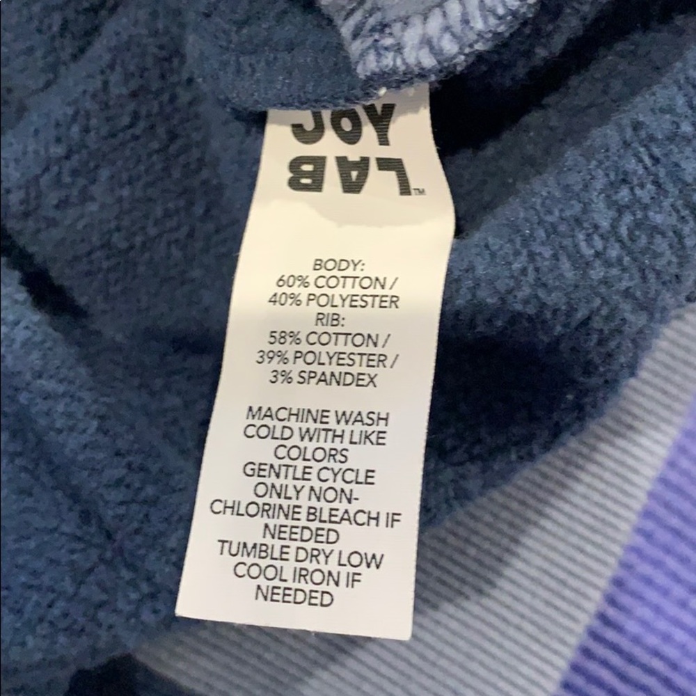 JoyLab Blue Colorblock Sweatshirt - Picture 6 of 7